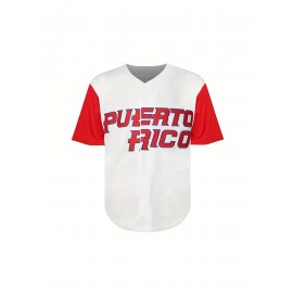 Men'S Puerto Rico #21 Vintage Baseball Jersey