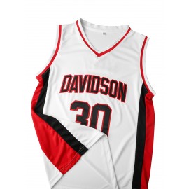 Men'S #30 White Vintage Basketball Jeresys Stitched Name And Number S-3XL