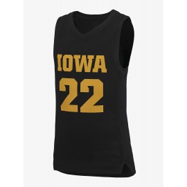 Men's #22 Vintage Black Basketball Jersey - 