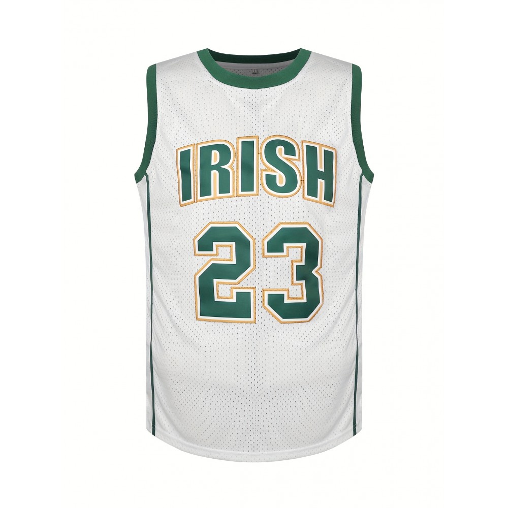 Men'S #23 Irish Basketball Jersey Stitched S-3XL