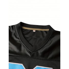 Men'S #14 Stitched Black Vintage Football Jersey