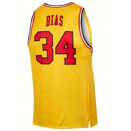 Men'S #34 Vintage Basketball Player Jersey