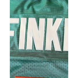1pc FINKLE #5 Embroidered Polyester American Football Jersey - Breathable, Moisture-Wicking V-Neck Top for Sports, Casual, Party - Loose Fit, Short Sleeve, Knit Fabric for Adults, Teens, Couples - Four Seasons Outdoor Rugby Shirt