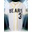 Youth Baseball Jersey #3 - White & Yellow Varsity Style,